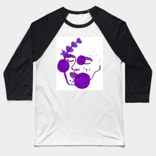 Purple Face Baseball T-Shirt